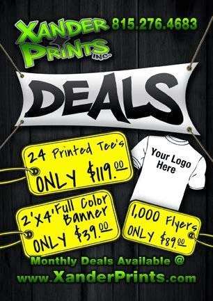 Xander Prints Inc. | 2304 Spring Ridge Dr, Spring Grove, IL 60081, USA | Phone: (815) 276-4683