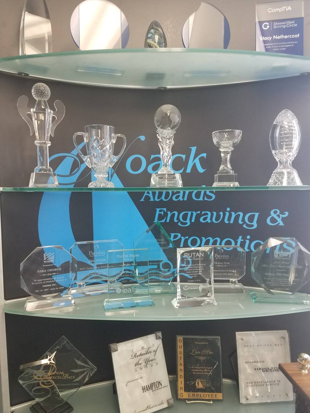 Noack Awards & Engraving | 1835 Whittier Ave #F5, Costa Mesa, CA 92627 | Phone: (949) 646-3141