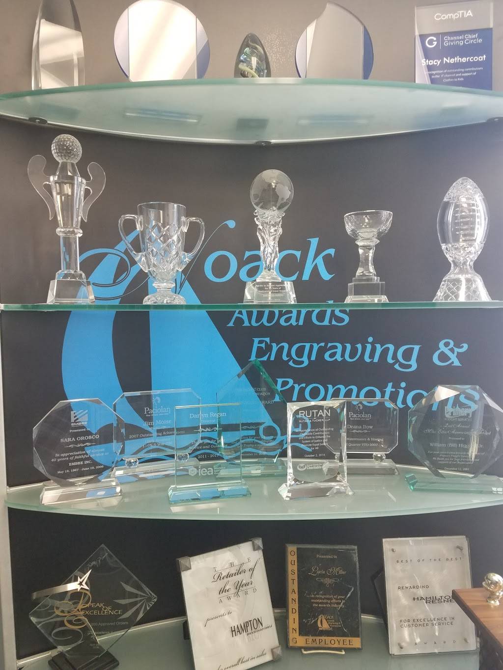 Noack Awards & Engraving | 1835 Whittier Ave #F5, Costa Mesa, CA 92627, USA | Phone: (949) 646-3141