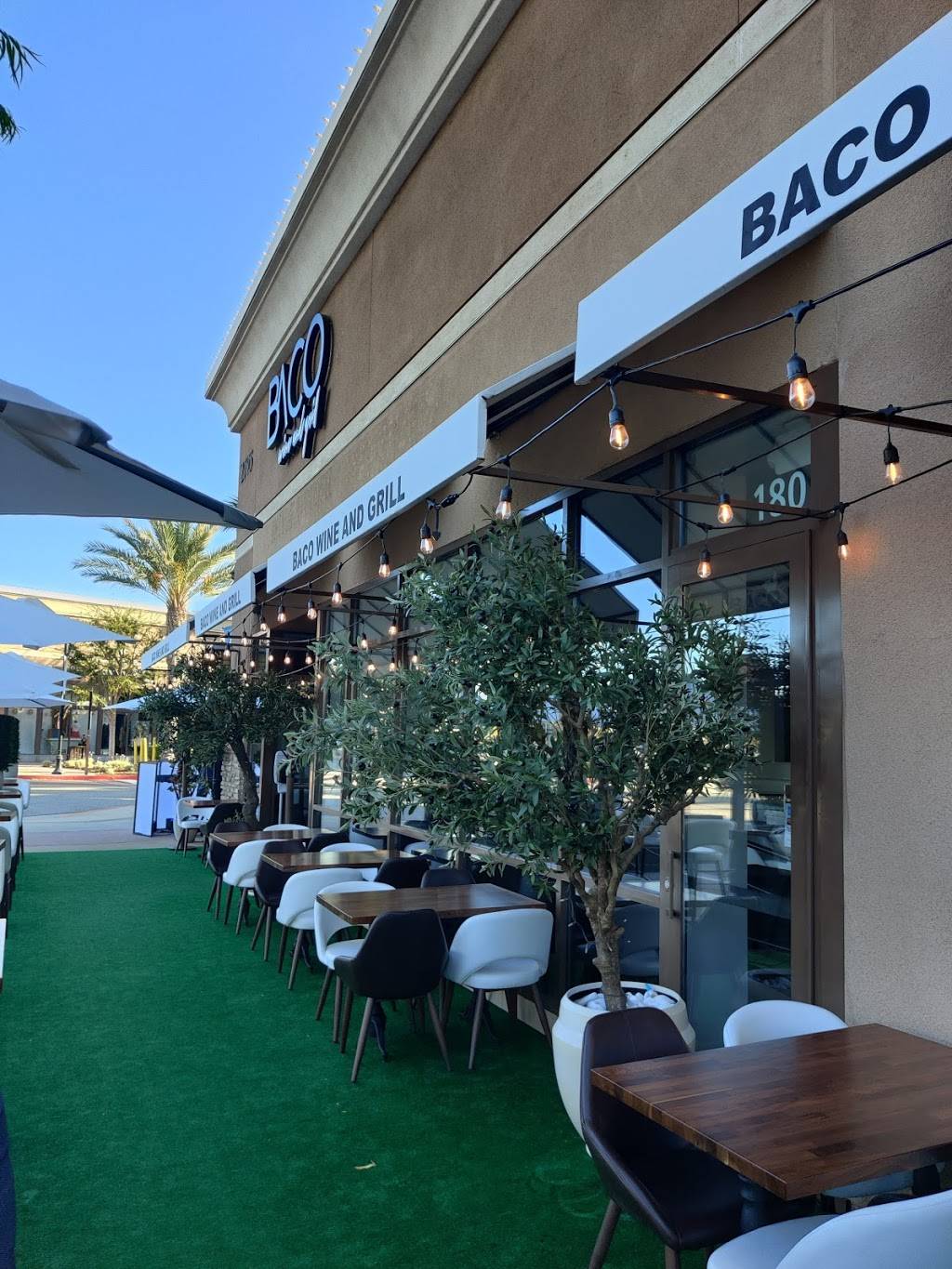 Baco Wine and Grill | 2795 Cabot Dr STE 180, Corona, CA 92883, USA | Phone: (951) 603-3029