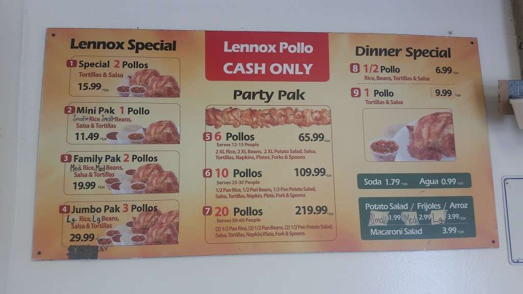 Lennox Pollo | 10822 S Inglewood Ave, Lennox, CA 90304, USA | Phone: (310) 672-4850