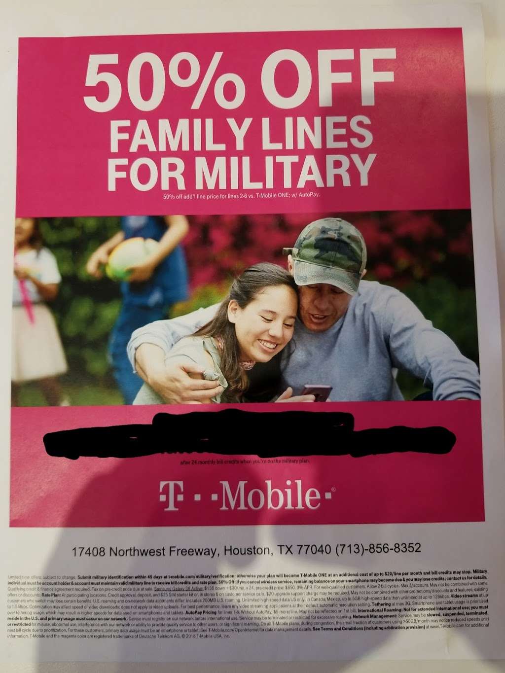 T-Mobile | 17408 Northwest Fwy, Jersey Village, TX 77040, USA | Phone: (713) 856-8352