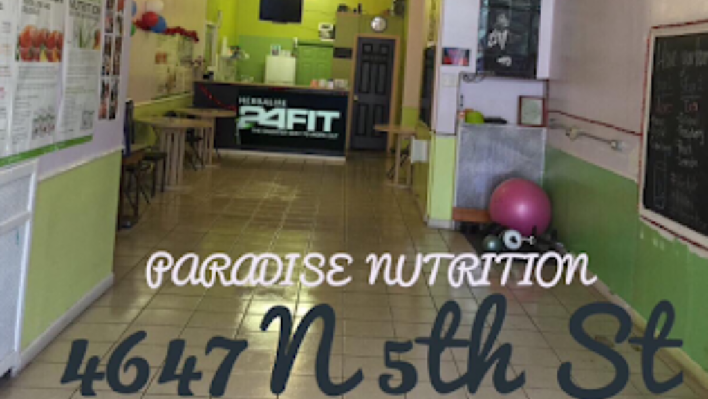 Herbalife Club (Paradise Nutrition) | 4647 N 5th St, Philadelphia, PA 19140, USA | Phone: (267) 506-5236