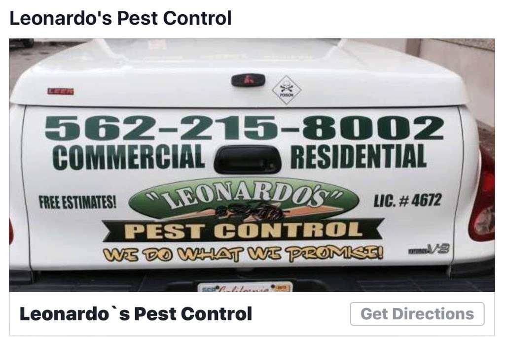 LEONARDO`S PEST CONTROL | 2009, 2415 W Arlington St, Long Beach, CA 90810, USA | Phone: (562) 215-8002