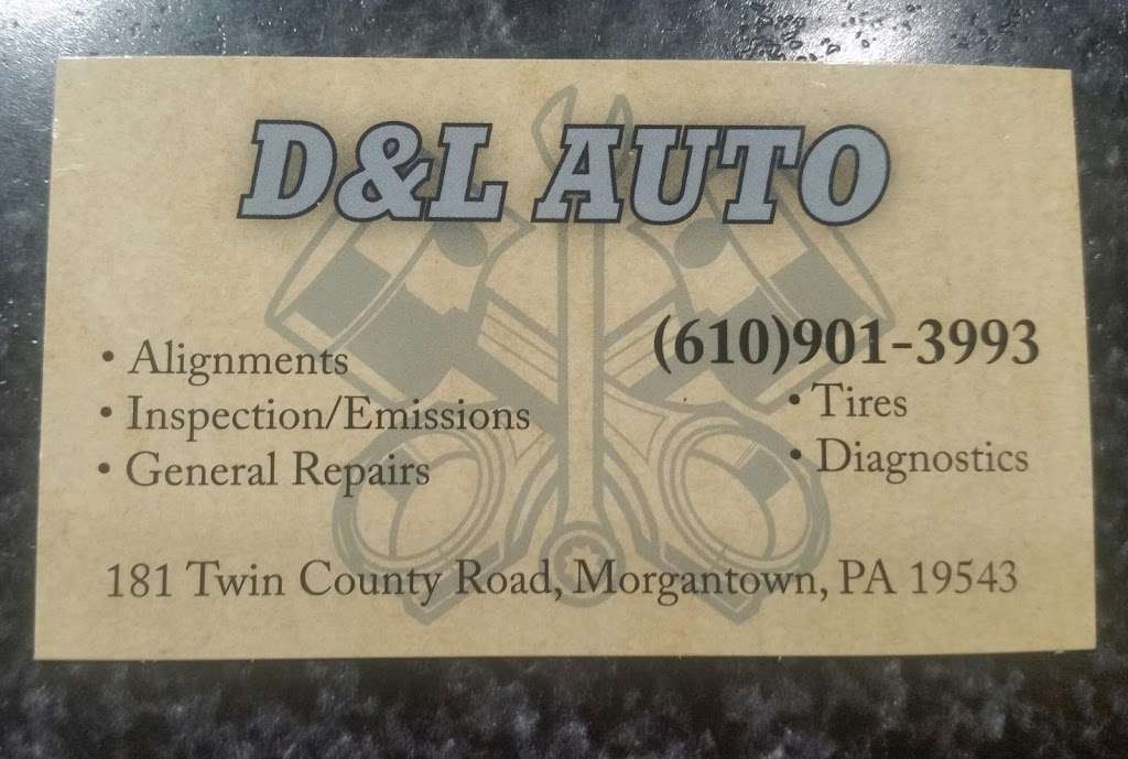 D&L Auto | 181 Twin County Rd, Morgantown, PA 19543, USA | Phone: (610) 901-3993