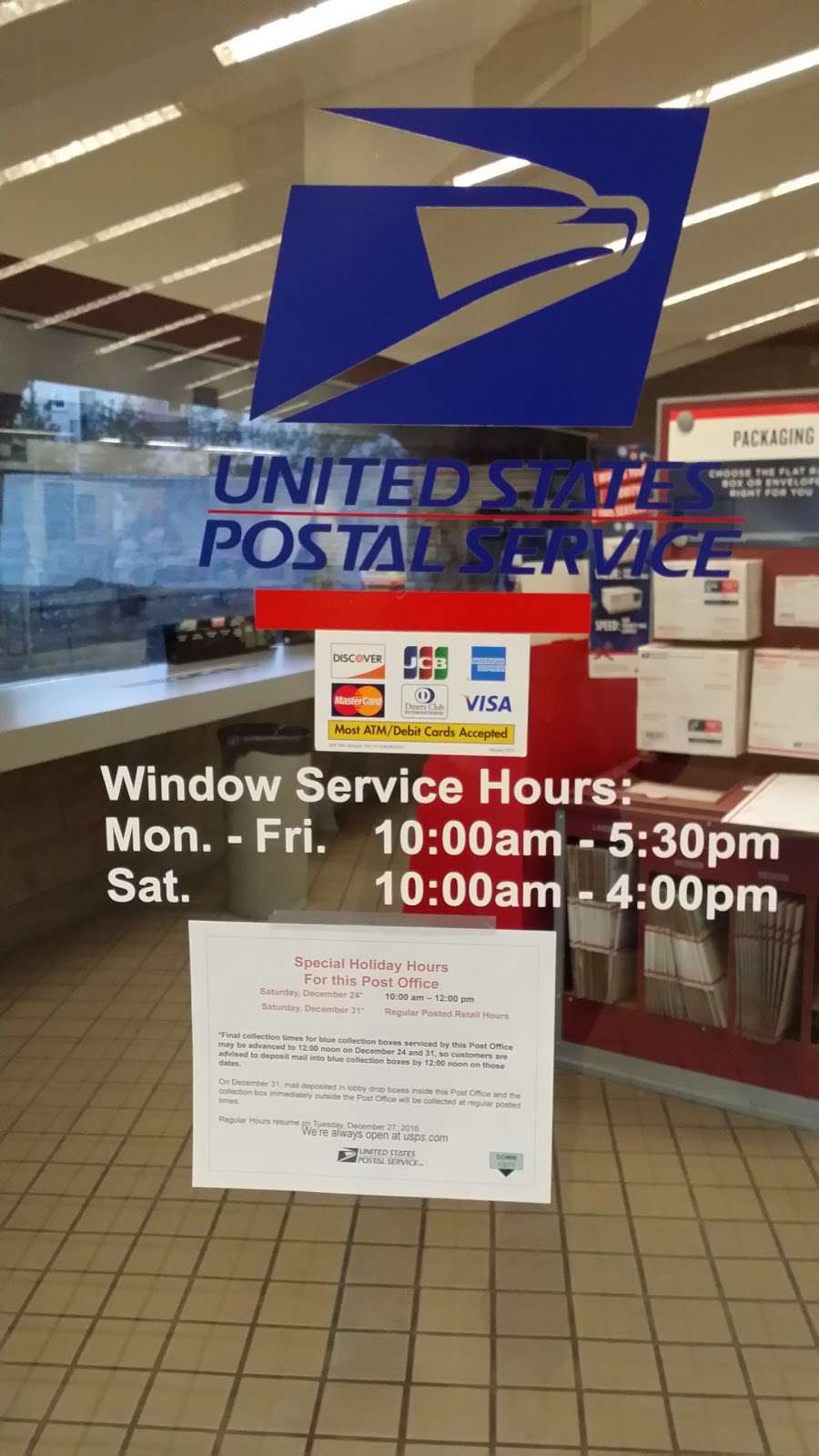 United States Postal Service | 5805 White Oak Ave, Encino, CA 91316 | Phone: (800) 275-8777