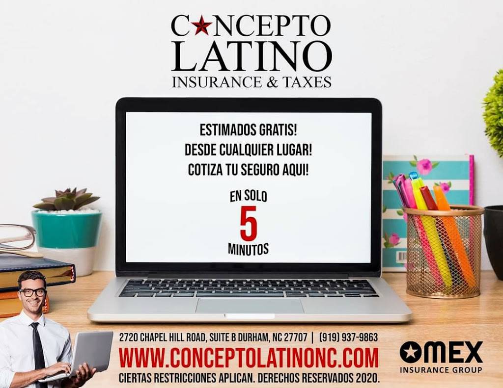 Concepto Latino | 2720 Chapel Hill Rd suite b, Durham, NC 27707, USA | Phone: (919) 937-9863