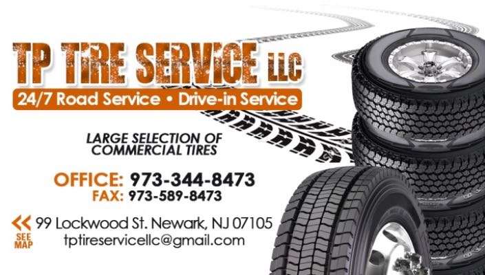 TP Tire Service LLC | 99 Lockwood St, Newark, NJ 07105, USA | Phone: (201) 726-5968