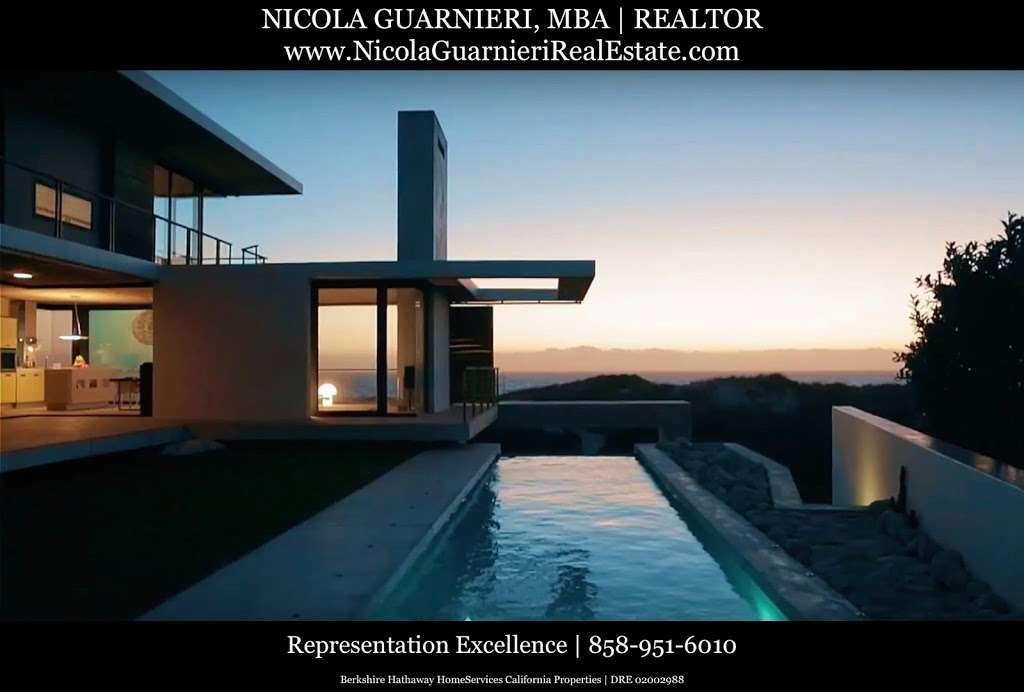 Nicola Guarnieri, MBA | Real Estate Agent | Berkshire Hathaway H | 122 15th St Box 332, Del Mar, CA 92014, USA | Phone: (858) 951-6010