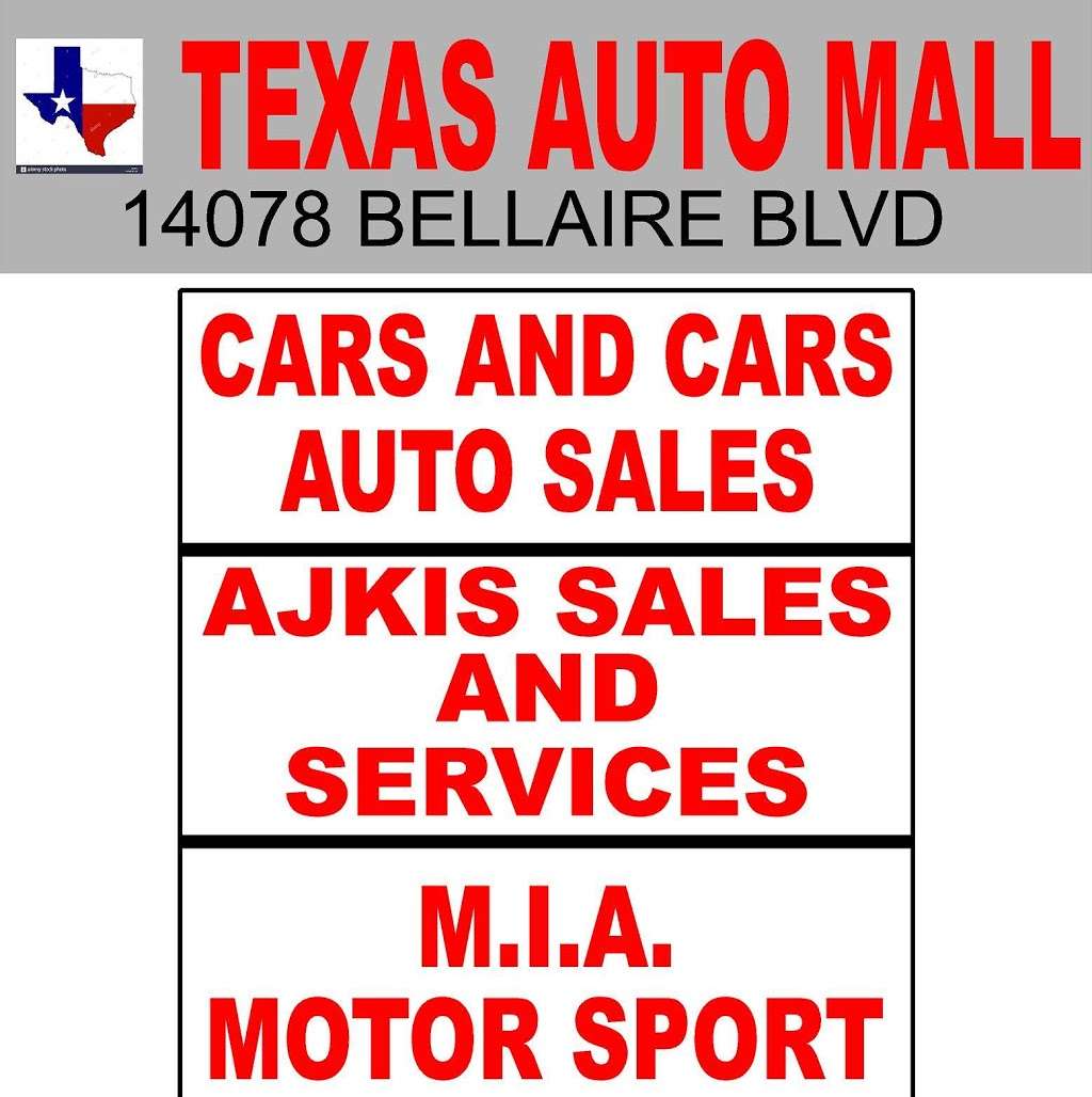 Texas Auto Mall | 14078 Bellaire Blvd, Houston, TX 77083, USA | Phone: (832) 477-5876