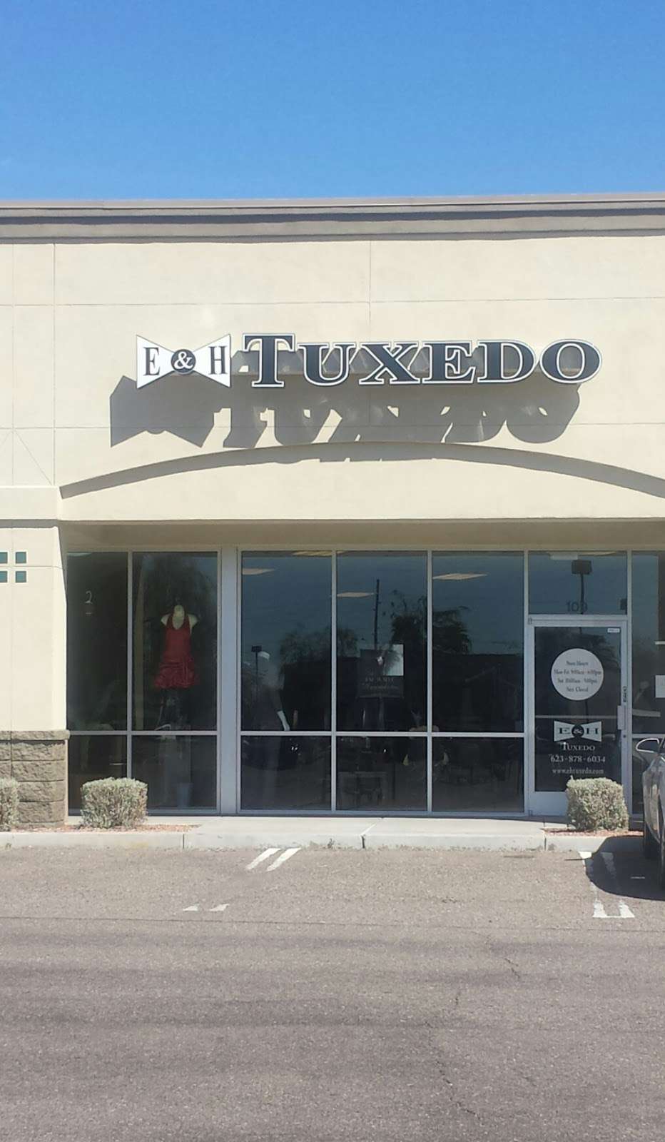 E&H Tuxedo | 12370 N 83rd Ave #109, Peoria, AZ 85381, USA | Phone: (602) 486-2650