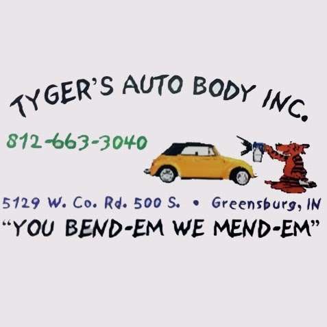 Tygers Auto Body, Inc. | 5129 W Co Rd 500 S, Greensburg, IN 47240, USA | Phone: (812) 663-3040