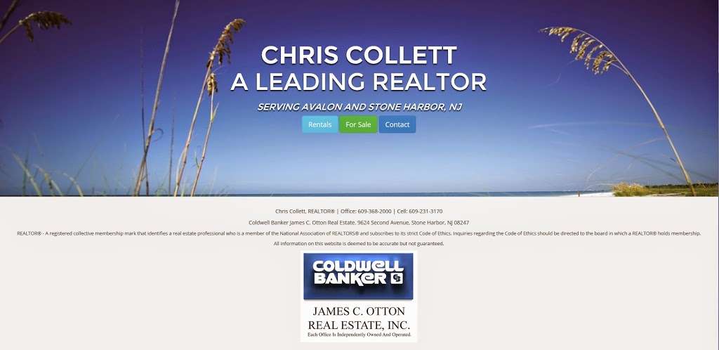 Chris Collett -- Stone Harbor and Avalon Sales and Rentals | 9626 2nd Ave, Stone Harbor, NJ 08247, USA | Phone: (609) 368-4765