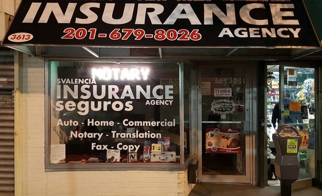 Svalencia Insurance agency | 3613 New York Ave, Union City, NJ 07087, USA | Phone: (201) 679-8026