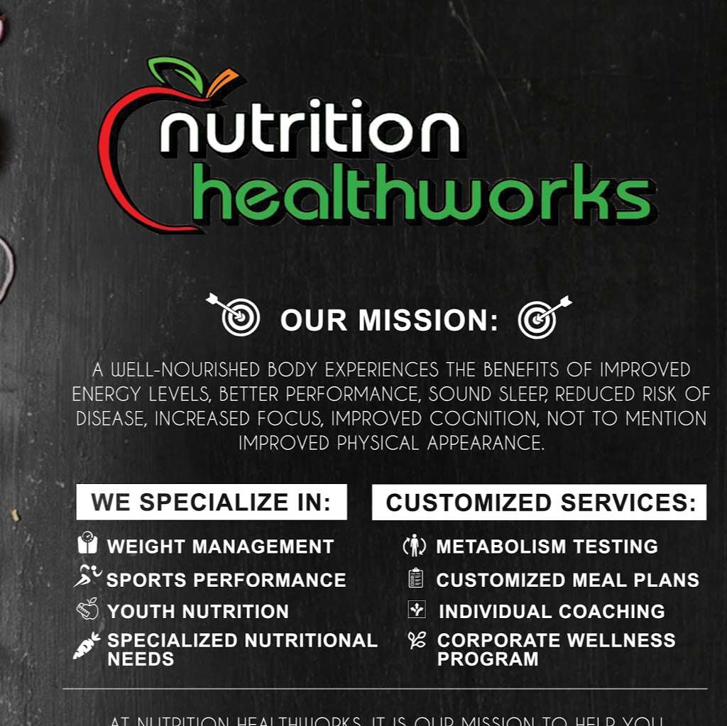 Nutrition HealthWorks | 736 Brawley School Rd g, Mooresville, NC 28117, USA | Phone: (704) 380-4655