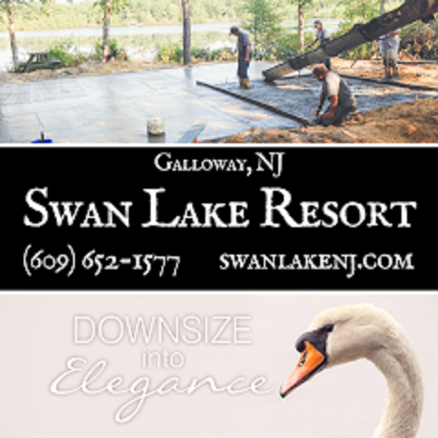 Swan Lake Resort | 106 E Moss Mill Rd, Galloway, NJ 08205, USA | Phone: (609) 652-1577
