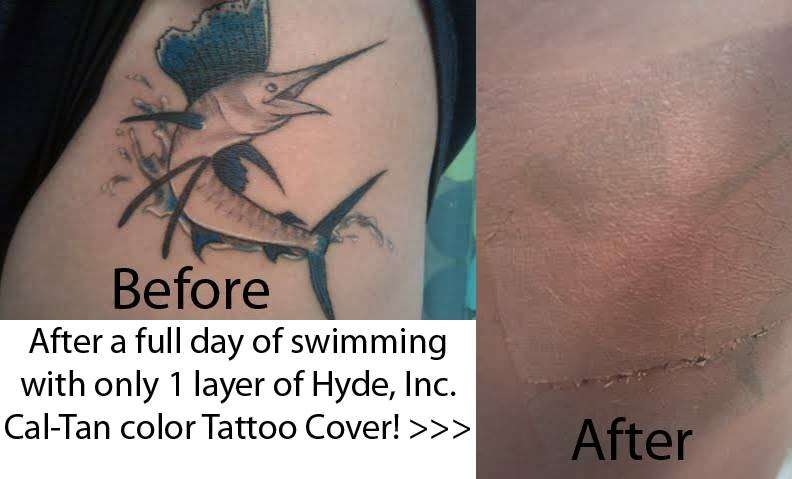 Hyde, Inc. Tattoo Cover Up Covers | 26295 Pine Ave, Rimforest, CA 92378, USA | Phone: (800) 967-7709