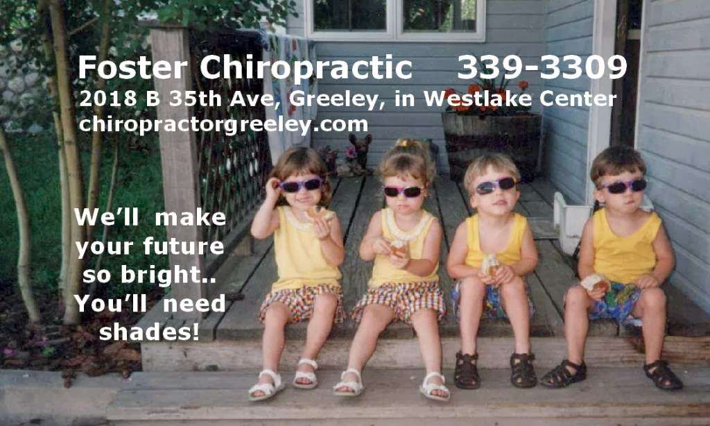 My Chiro Now! - Westlake, formerly Foster Chiropractic - Dr. Ste | 2018 35th Ave, Greeley, CO 80634, USA | Phone: (970) 339-3309