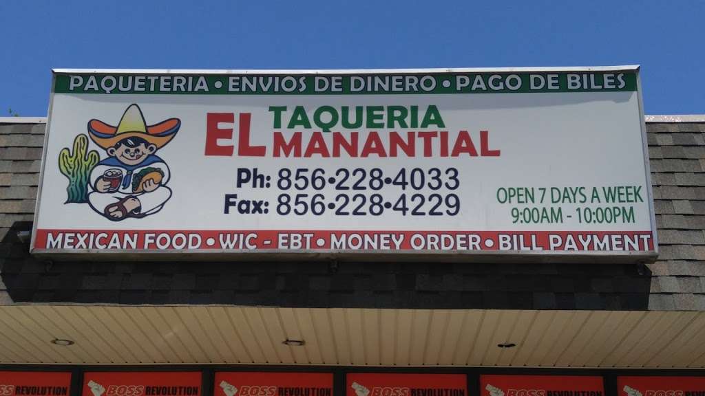 El Manantial | 303 S Black Horse Pike suite C, Blackwood, NJ 08012 | Phone: (856) 228-4033