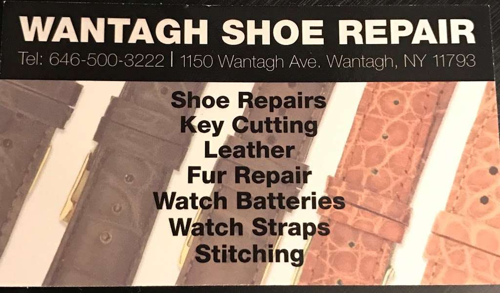 Wantagh Shoe Repair | 1150 Wantagh Ave, Wantagh, NY 11793 | Phone: (516) 765-3563