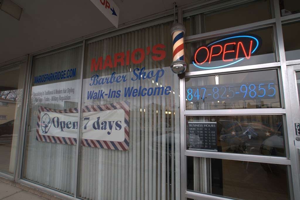 Marios Barber Shop | 1805, 1017 N Northwest Hwy, Park Ridge, IL 60068 | Phone: (847) 825-9855