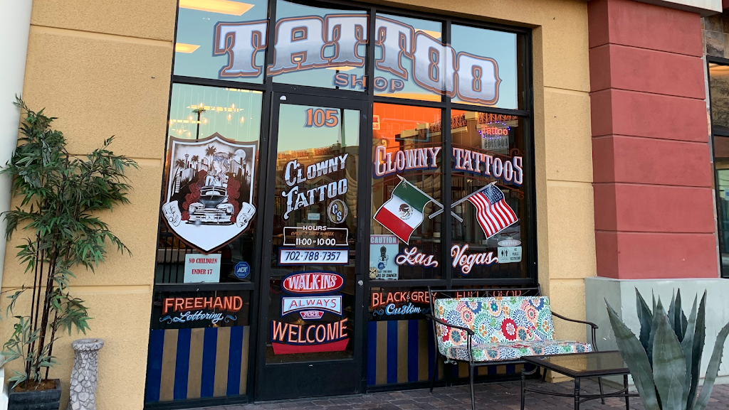 ClownyTattoos | 4090 W Craig Rd #105, North Las Vegas, NV 89032, USA | Phone: (702) 631-1132