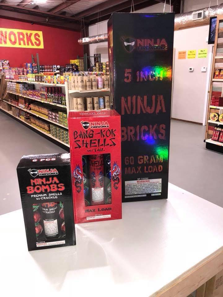 Ninja Fireworks Tarrant | 2597 Pinson Valley Pkwy, Birmingham, AL 35217, USA | Phone: (205) 310-8555