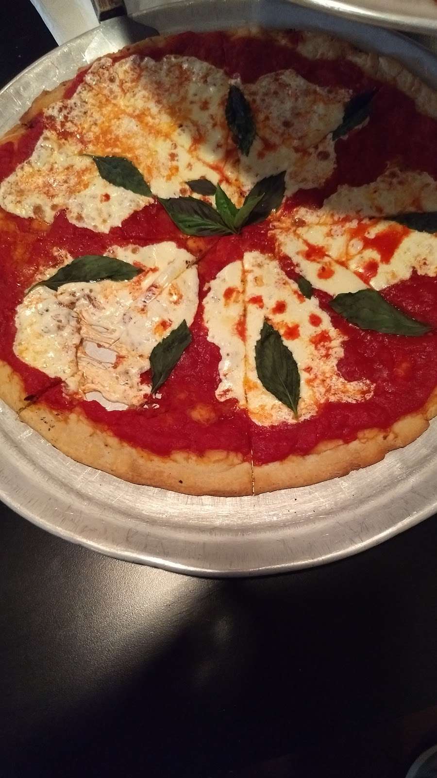 The Original Thin Crust Pizza Company in 306 Gatzmer Ave, Jamesburg, NJ