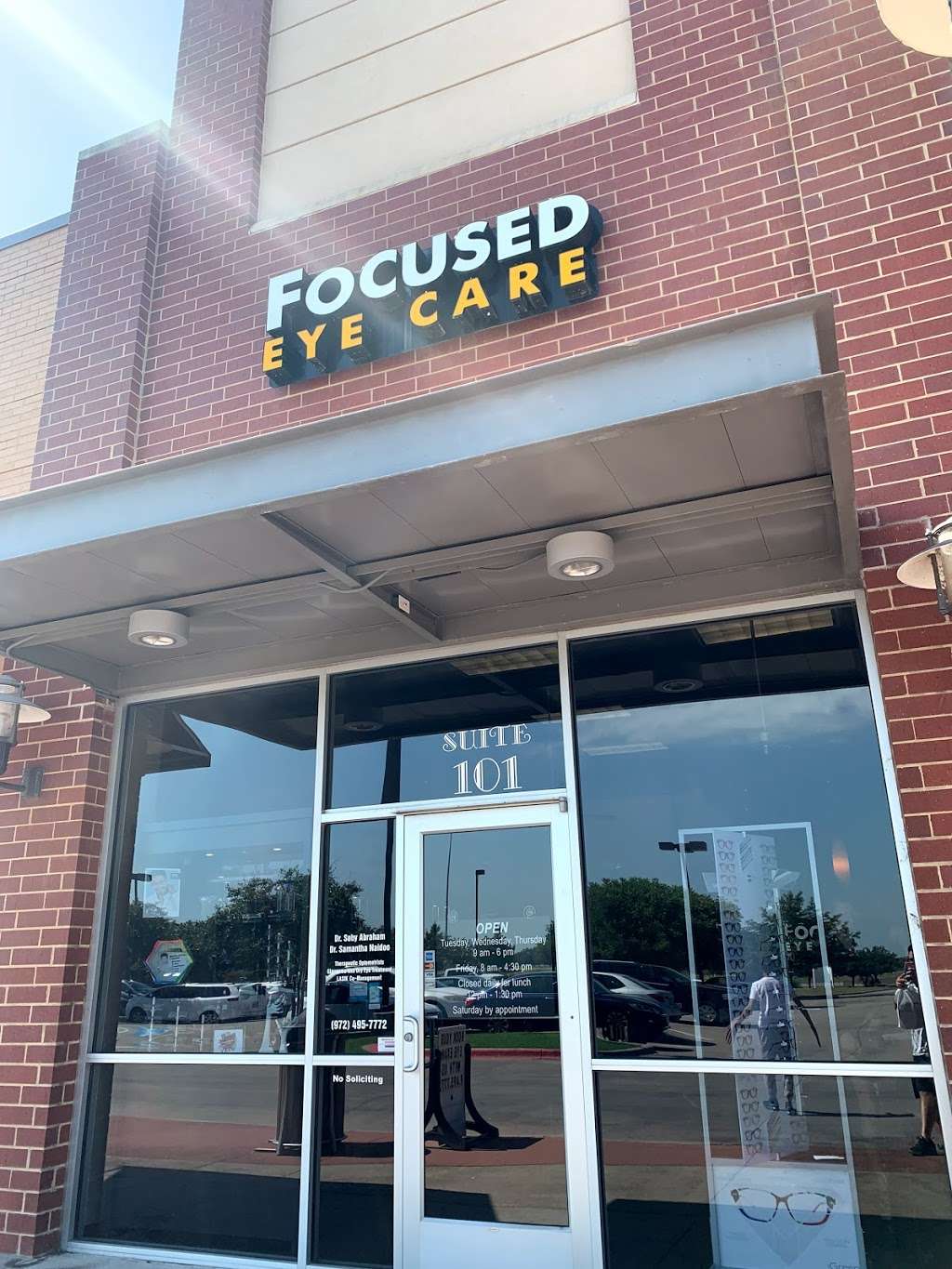 Focused Eye Care | 3121 N President George Bush Hwy #101, Garland, TX 75040, USA | Phone: (972) 495-7772