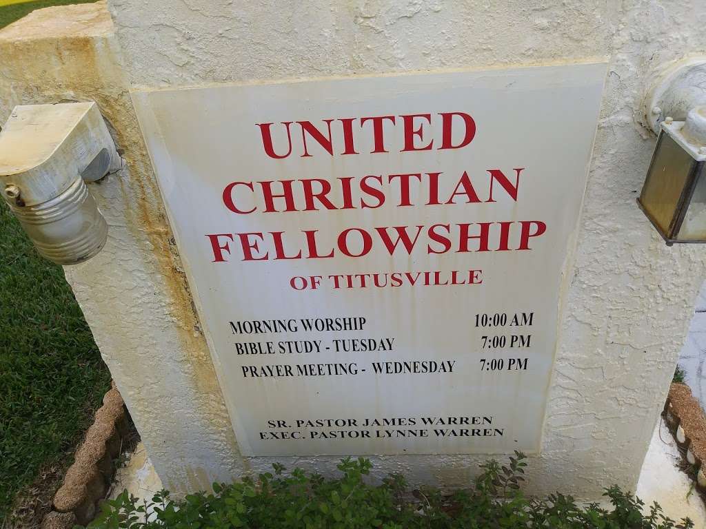 United Christian Fellowship | 609 Dummitt Ave, Titusville, FL 32796, USA | Phone: (321) 383-0674