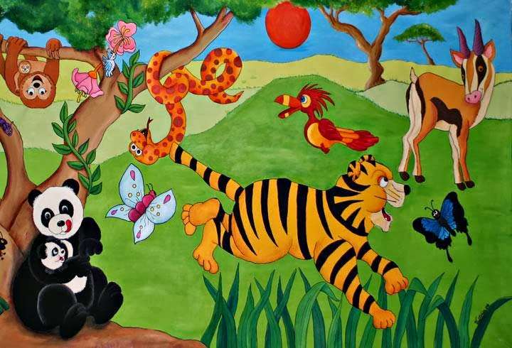 Fun Murals | 12280 Greenleaf Ave, Potomac, MD 20854, USA | Phone: (301) 315-2684