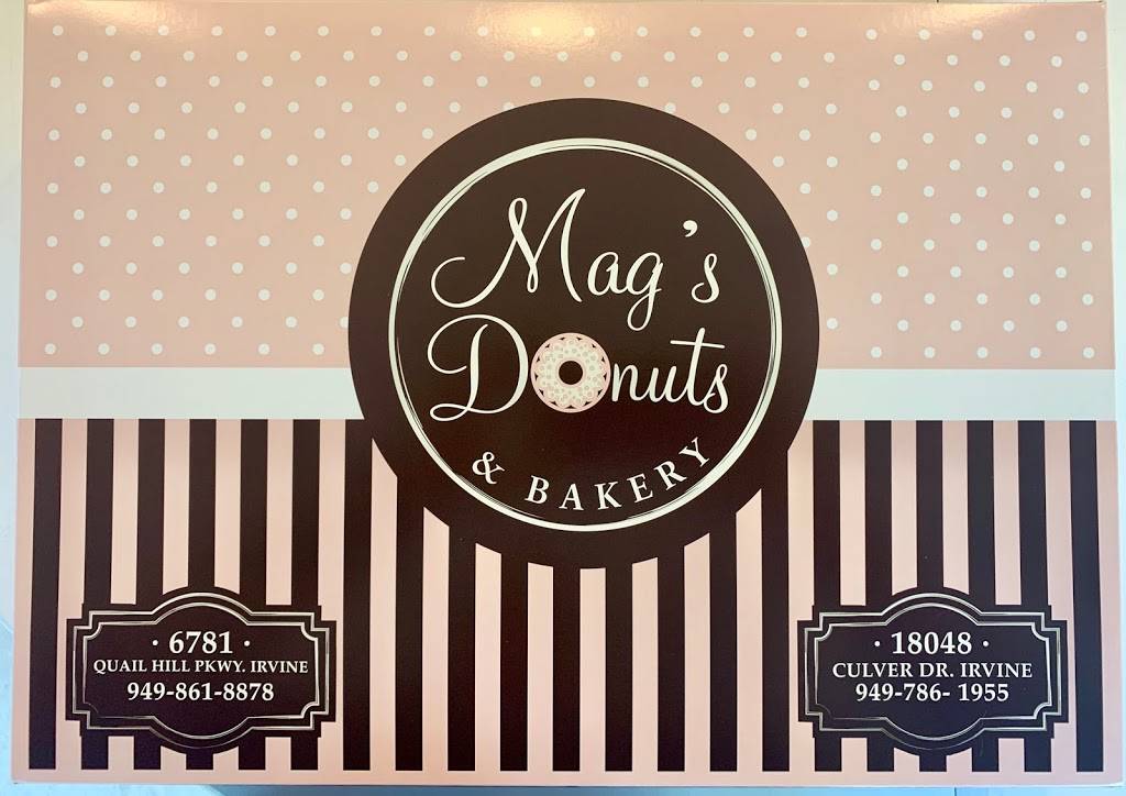 Mag’s Donuts & Bakery | 6781 Quail Hill Pkwy, Irvine, CA 92603, USA | Phone: (949) 861-8878