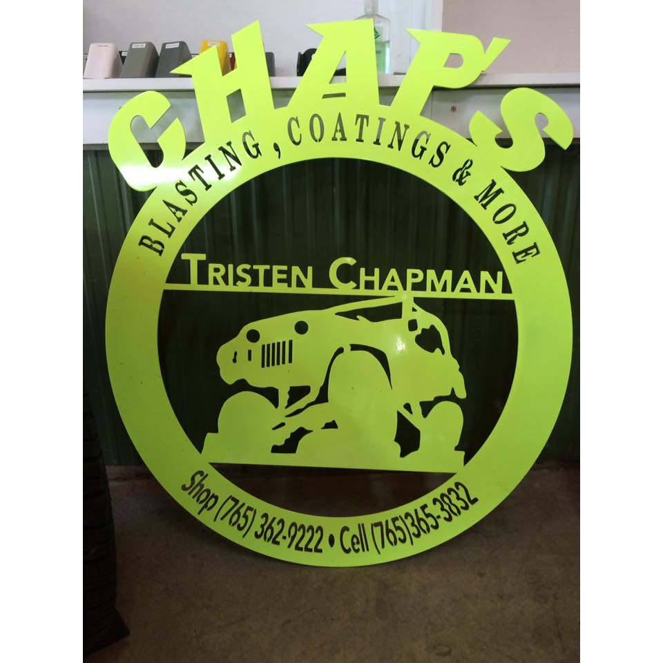 Chaps Blasting Coatings and More INC | 119 W 580 N, Crawfordsville, IN 47933, USA | Phone: (765) 362-9222