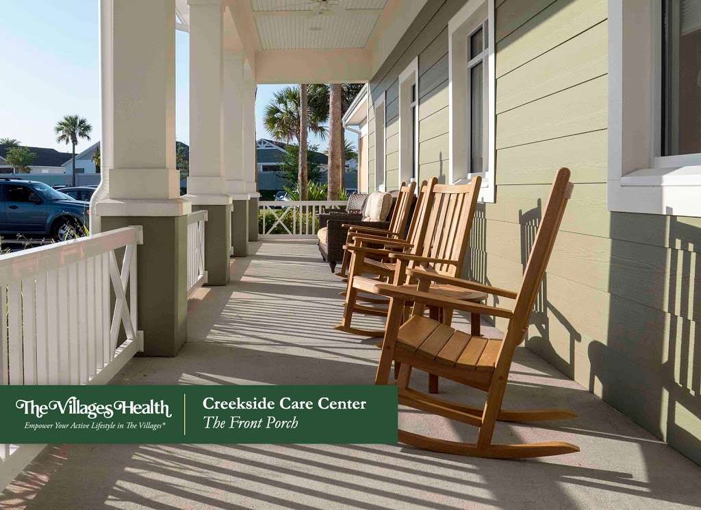 The Villages Health Creekside Care Center | 1050 Old Camp Rd Building 100, The Villages, FL 32162, USA | Phone: (352) 674-1760