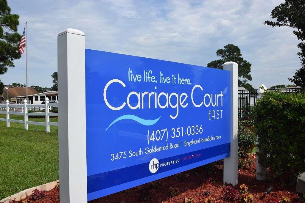 Carriage Court East | 3475 S Goldenrod Rd, Orlando, FL 32822, USA | Phone: (407) 275-9494