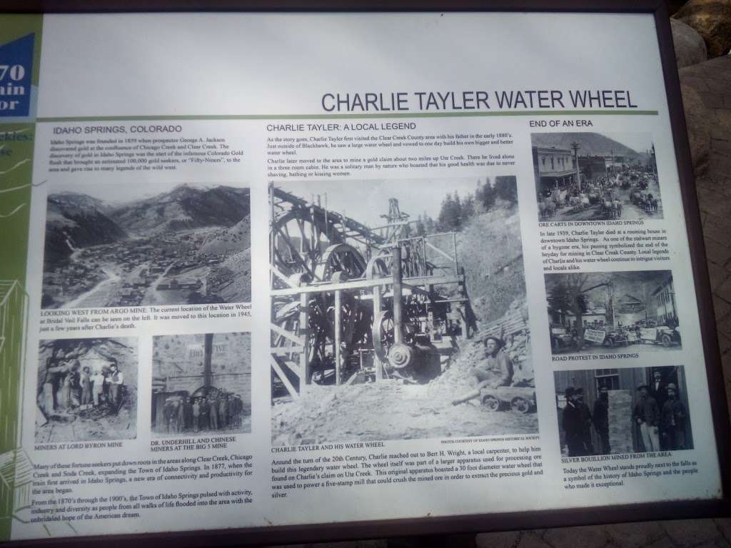 Charlie Tayler Water Wheel | I-70, Idaho Springs, CO 80452, USA | Phone: (303) 567-4382