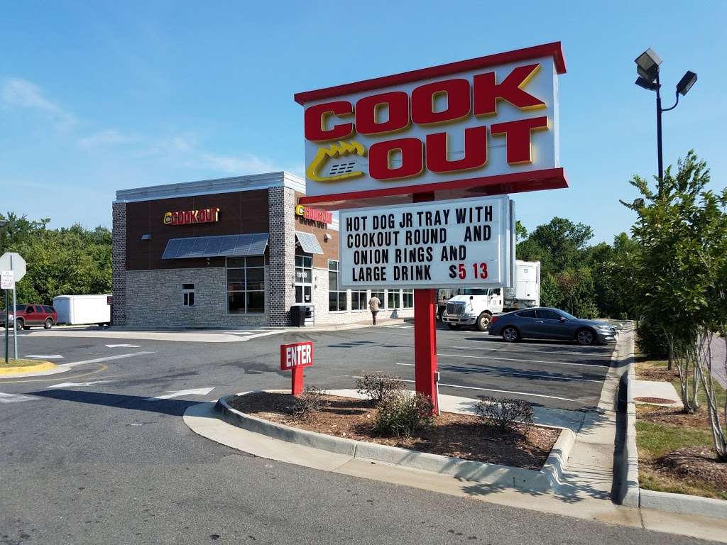 Cook Out | 10108 Jefferson Davis Hwy, Fredericksburg, VA 22407, USA | Phone: (540) 479-2203