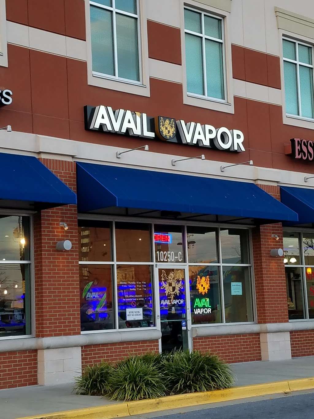 AVAIL Vapor | 10250 Baltimore Ave, College Park, MD 20740, USA | Phone: (240) 965-6025