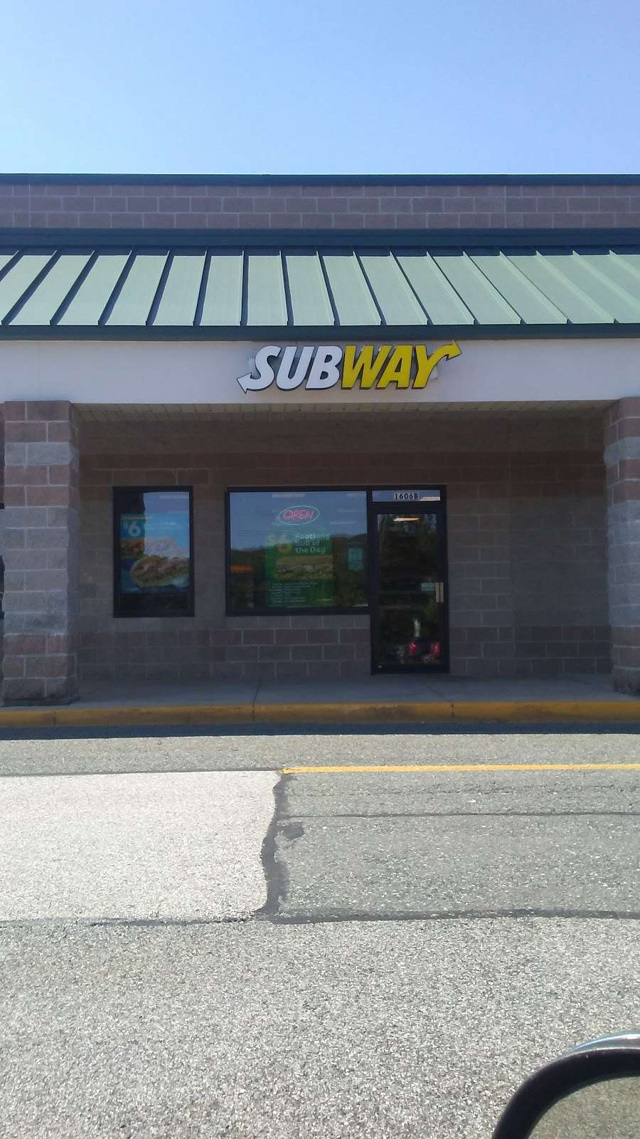 Subway Restaurants | 1606 Dooley Rd B & C, Whiteford, MD 21160, USA | Phone: (410) 452-9779