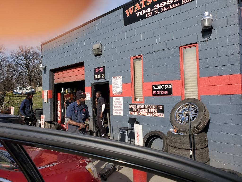 Watsons Tires | 133 N Hoskins Rd, Charlotte, NC 28216, USA | Phone: (704) 398-2722