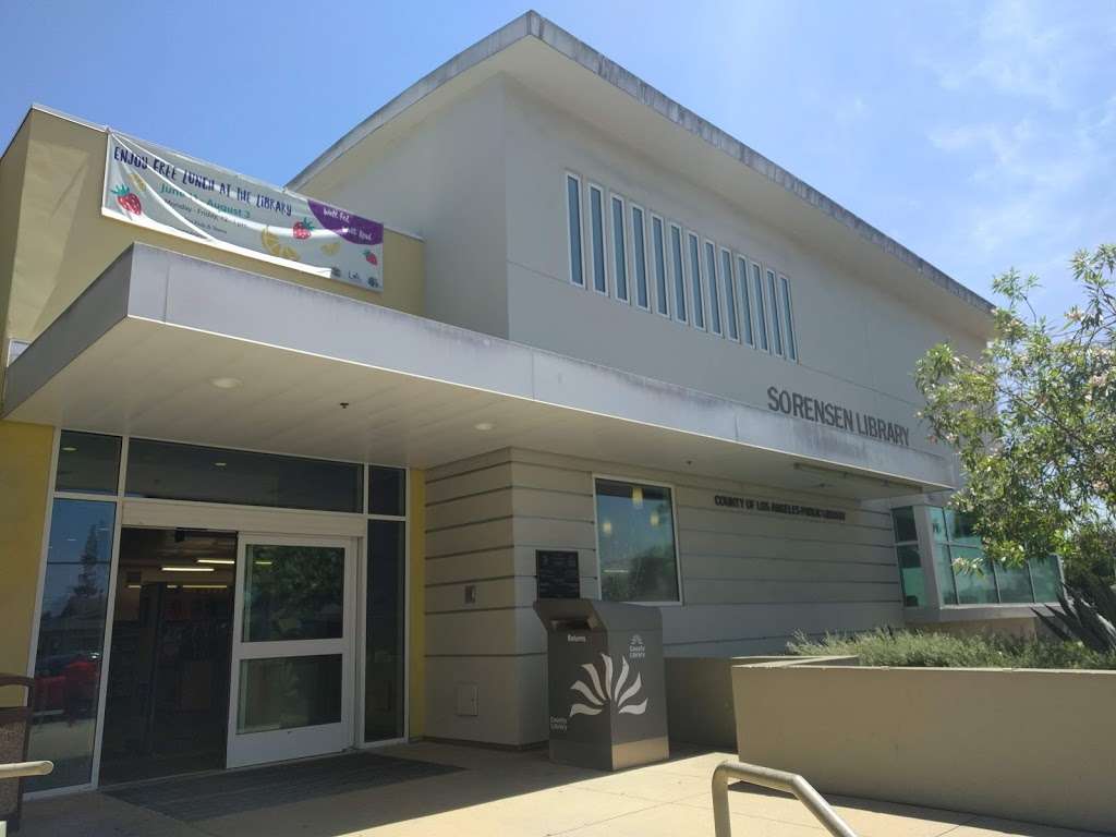 Sorensen Library | 6934 Broadway, Whittier, CA 90606 | Phone: (562) 695-3979