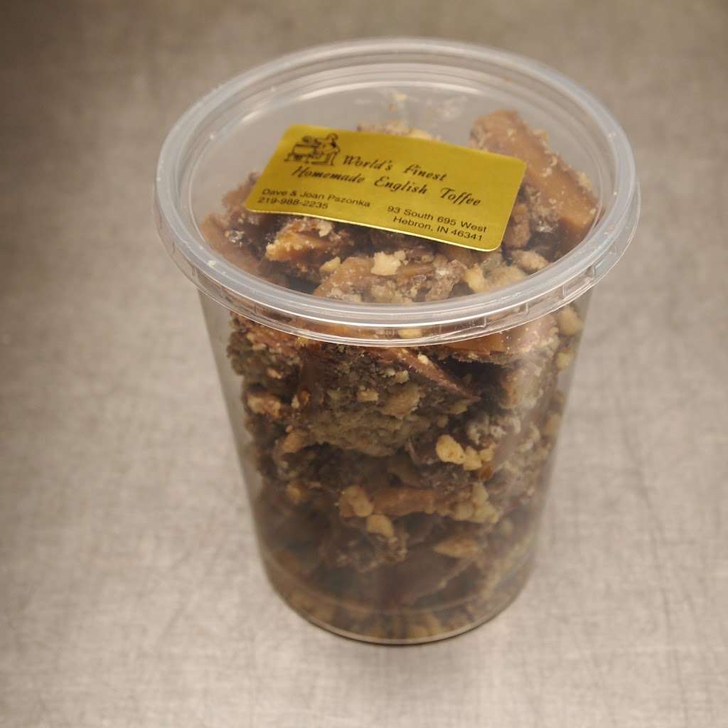 Worlds Finest Homemade English Toffee | 695 West, 93 South St, Hebron, IN 46341, USA | Phone: (219) 988-2235