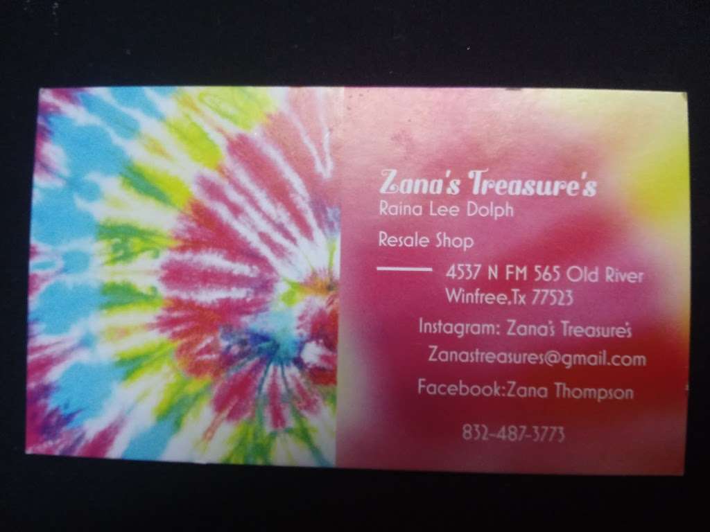 Zanas Treasures | 4537 FM 565, Mont Belvieu, TX 77523, USA | Phone: (832) 487-3773