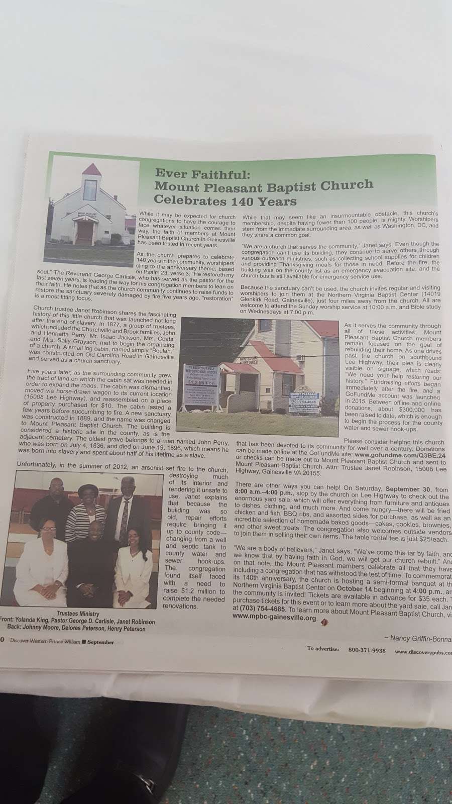 Northern Virginia Baptist Center | 14019 Glenkirk Rd, Gainesville, VA 20155, USA | Phone: (703) 754-7451