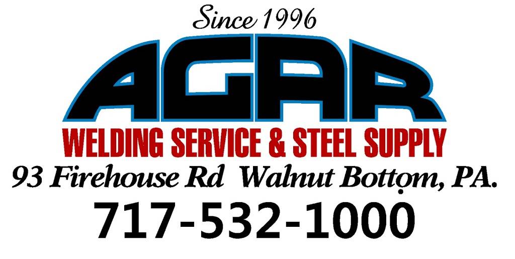AGAR Welding Service & Steel Supply | 93 Firehouse Rd, Walnut Bottom, PA 17266, USA | Phone: (717) 532-1000