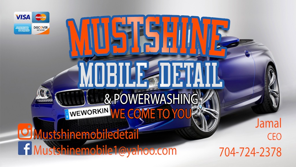 Mustshine mobile Detailing | 111 Eastway Dr, Charlotte, NC 28213, USA | Phone: (704) 724-2378