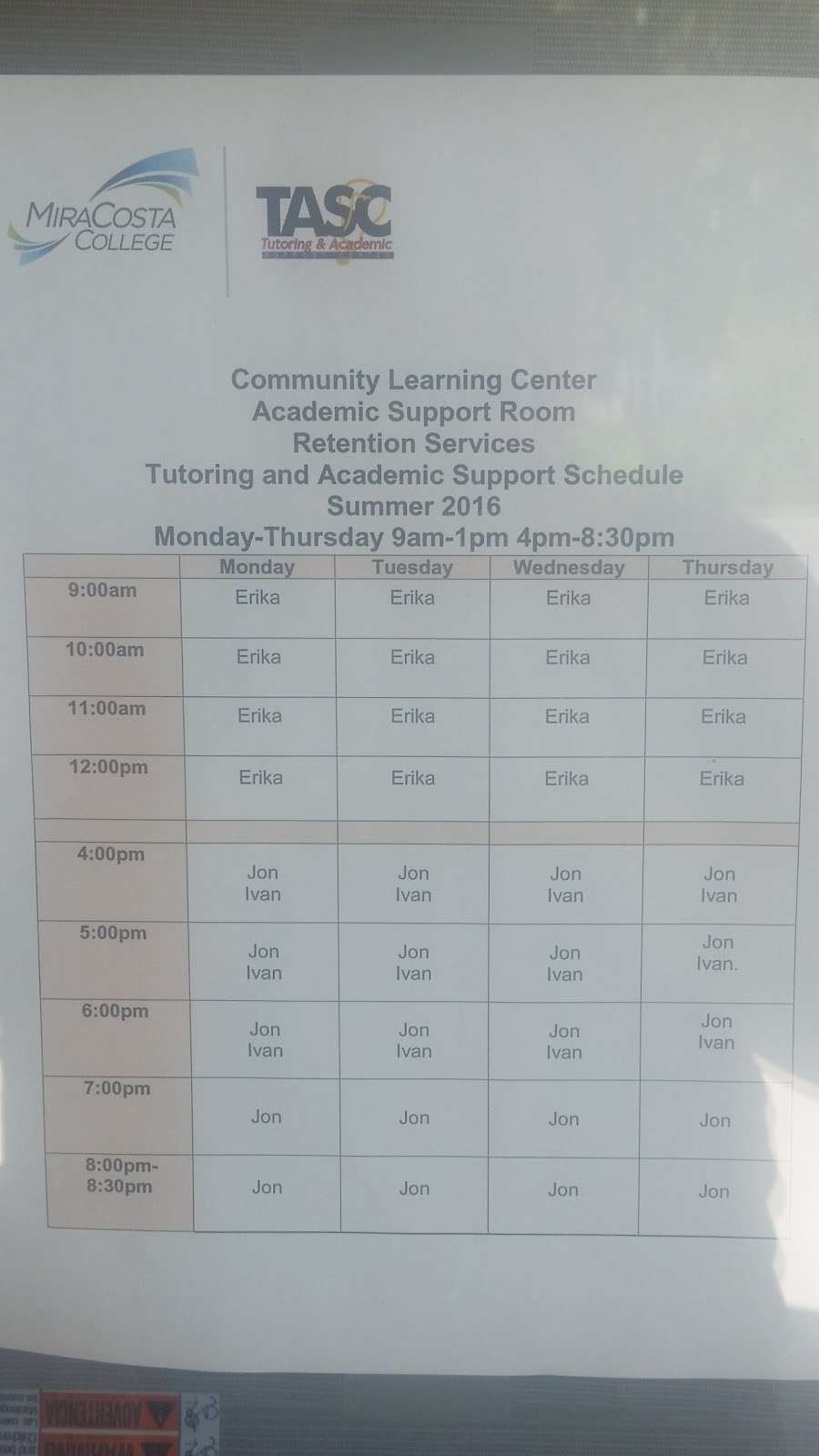 MiraCosta College Community Learning Center | 1831 Mission Ave, Oceanside, CA 92058, USA | Phone: (760) 795-8710