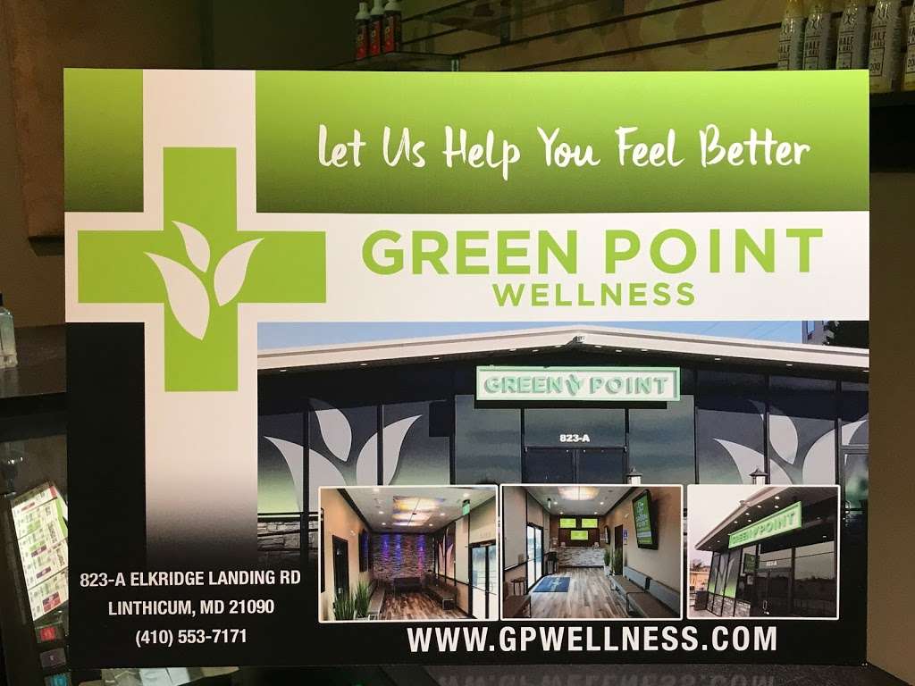 Green Point Wellness | 823a Elkridge Landing Rd, Linthicum Heights, MD 21090, USA | Phone: (410) 553-7171