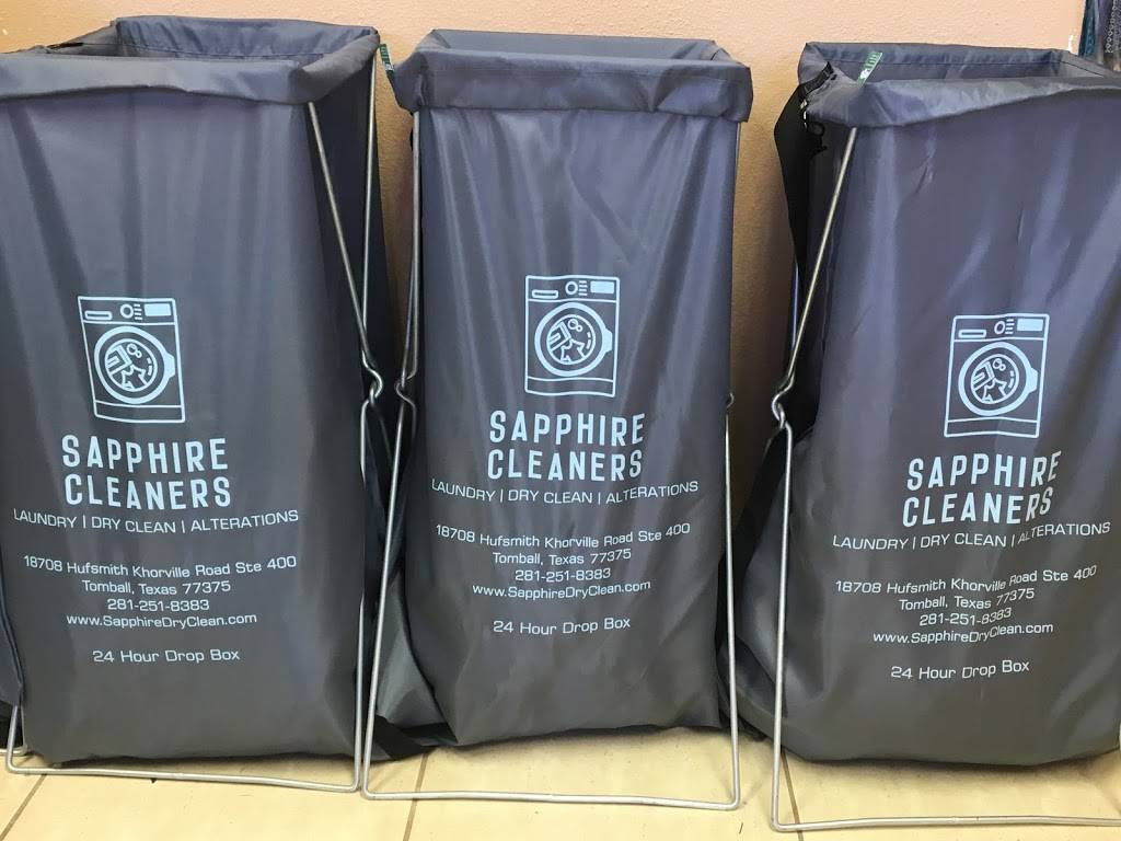 Sapphire Cleaners | 18708 Hufsmith - Kohrville Rd #400, Tomball, TX 77375, USA | Phone: (281) 251-8383