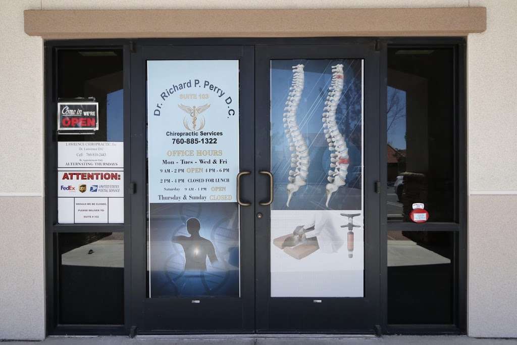 Dr. Perry Chiropractic | 19153 Town Center Dr Suite 103, Apple Valley, CA 92308, USA | Phone: (760) 885-1322